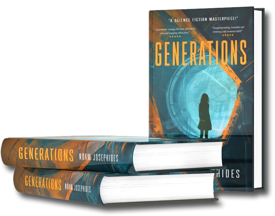 Three-book stack mockup